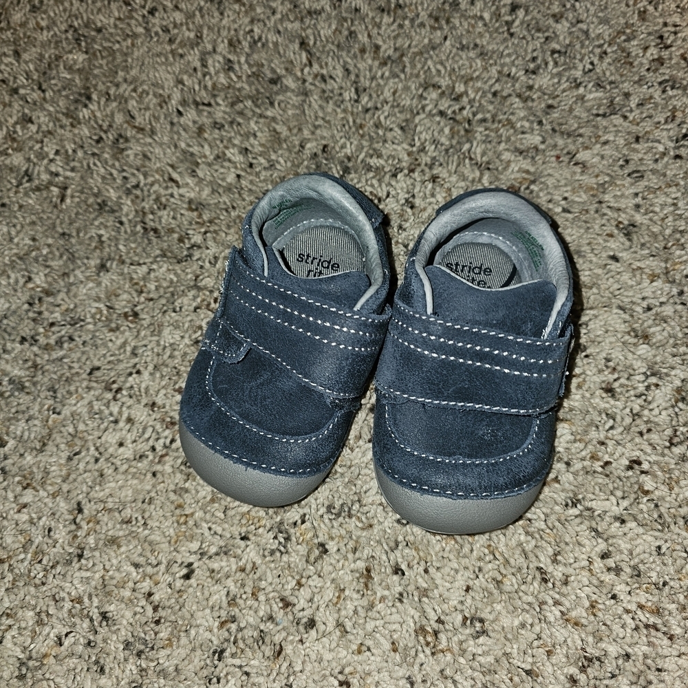 Stride Rite Blue Baby Shoes
